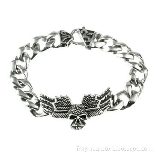 Skull Stainless Steel Bracelets, Specially Designed for Men